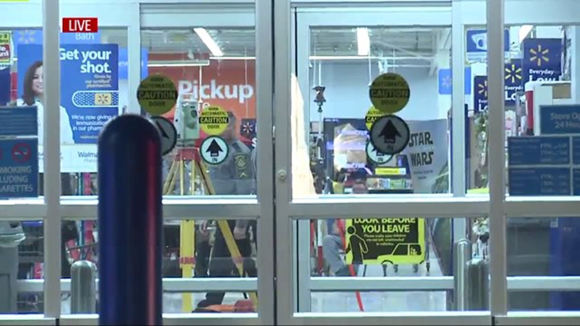Shooting at Shrewsbury Walmart, male victim rushed to hospital