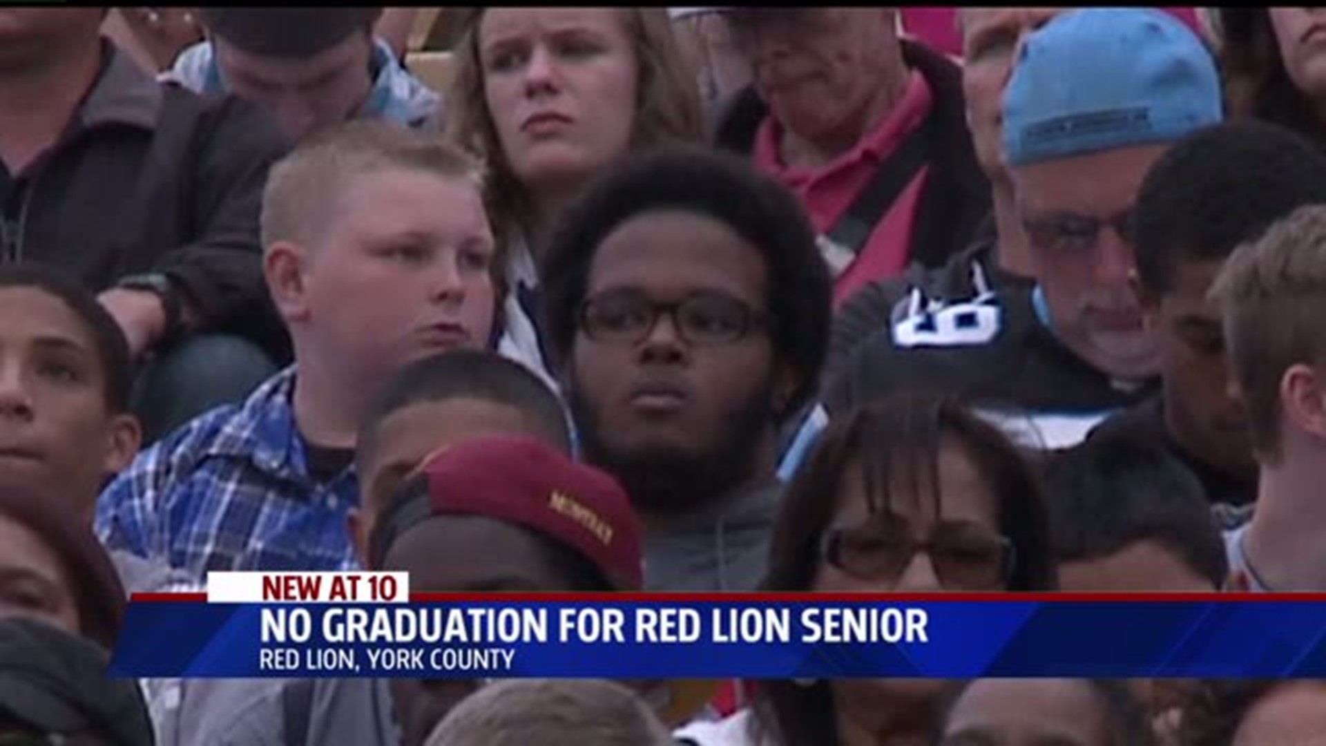 No Graduation allowed for Red Lion senior