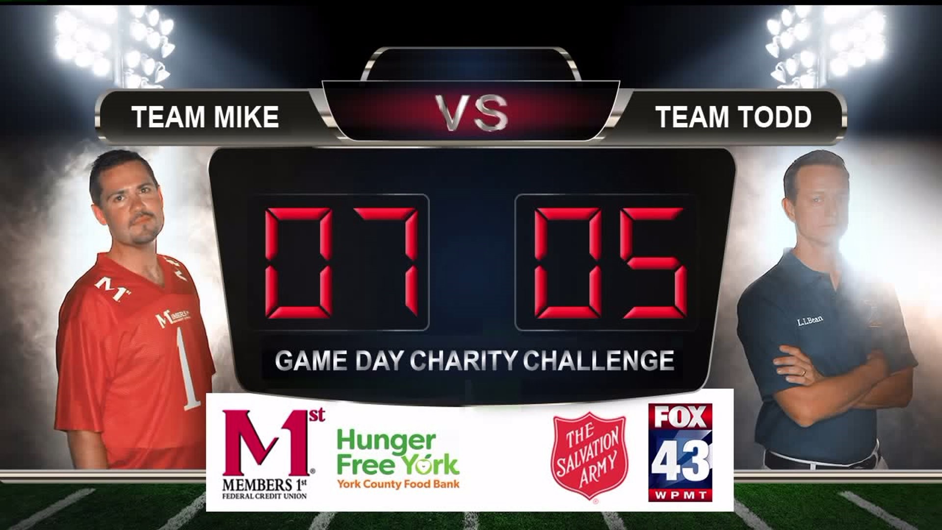 Gameday Charity Challenge Week 6
