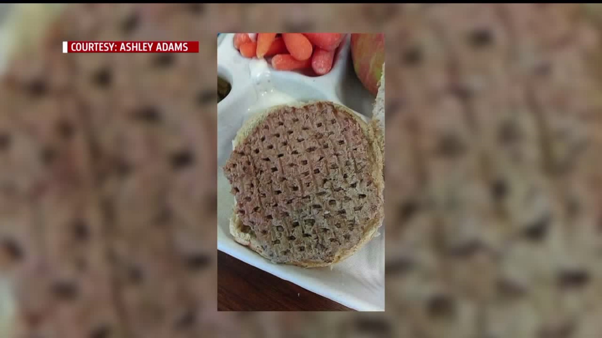 Student speaks about school cafeteria food, after photo of lunch goes viral