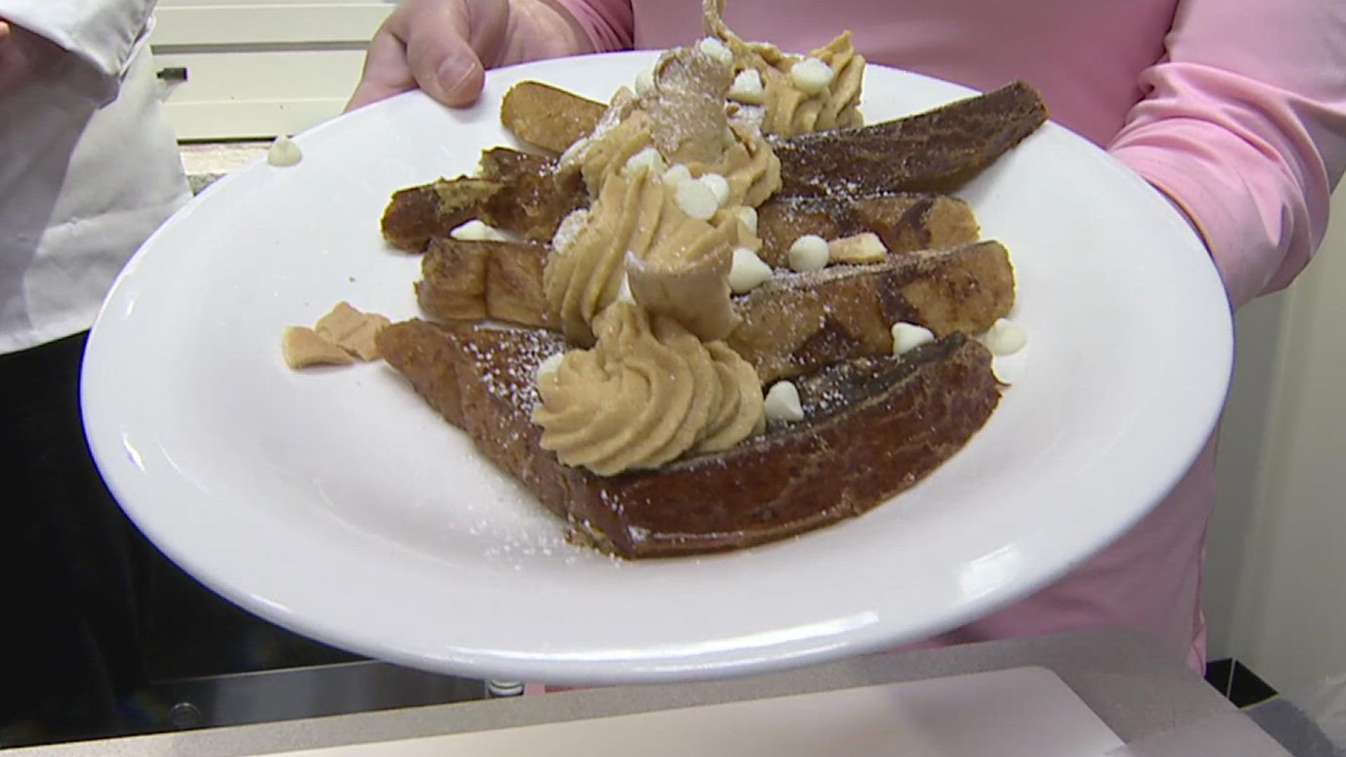 National Pumpkin Spice Day is the perfect time to build your own Pumpkin Spice Cannoli French Toast at STACKS Restaurant at Hershey Lodge.