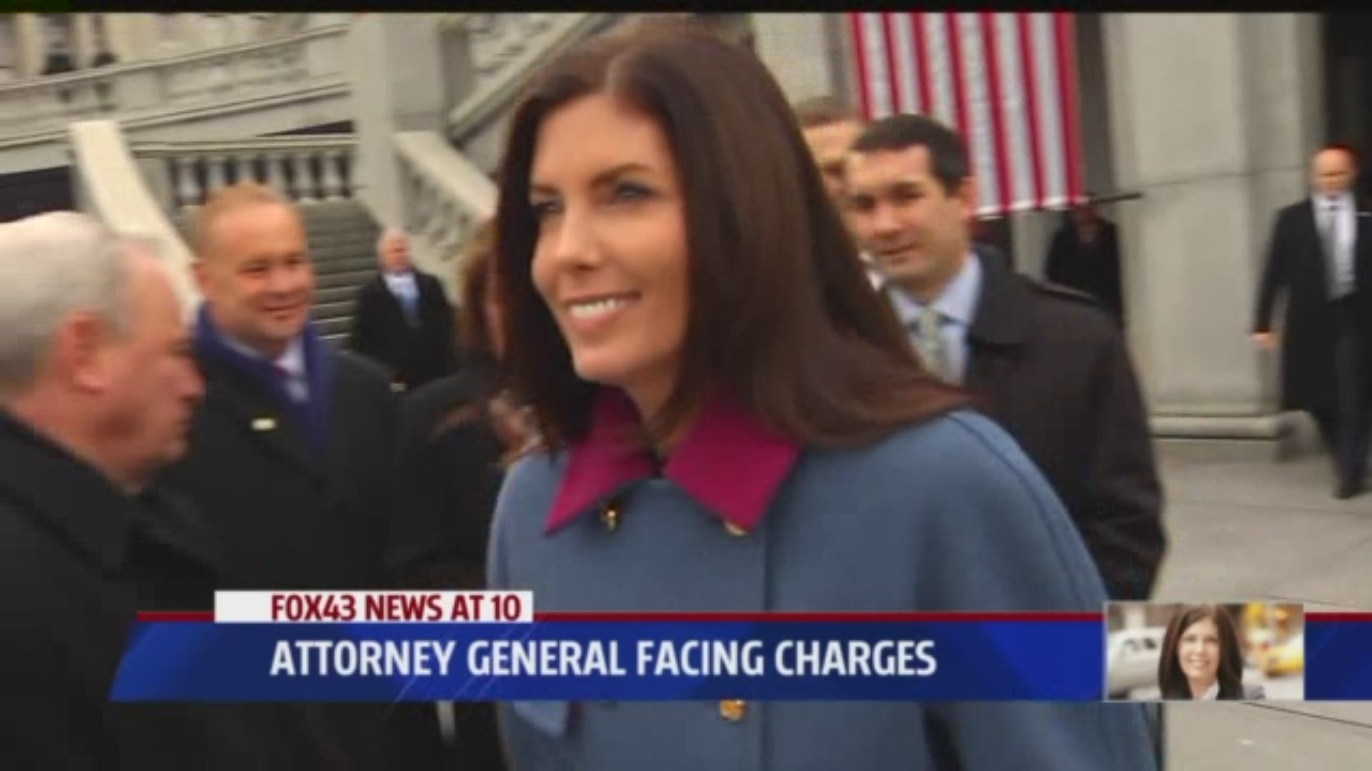 Pennsylvania Attorney General Kathleen Kane facing charges