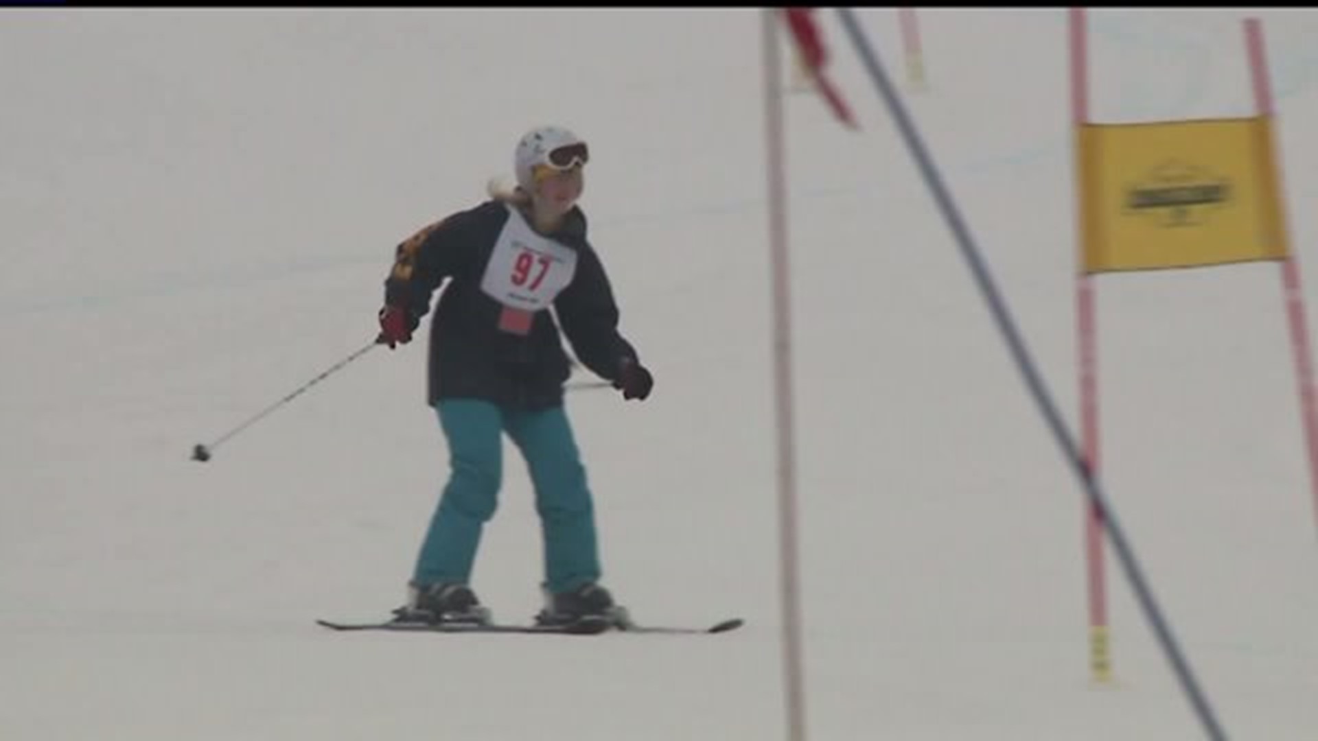 Special Olympics ski competition