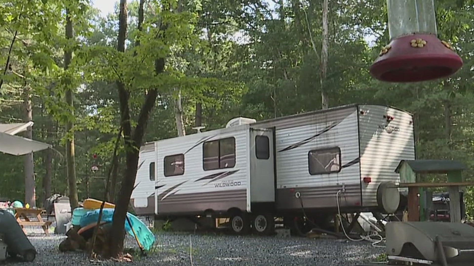 About 32 households are being evicted from Cherokee Campground, after township officials said they were violating local ordinances.