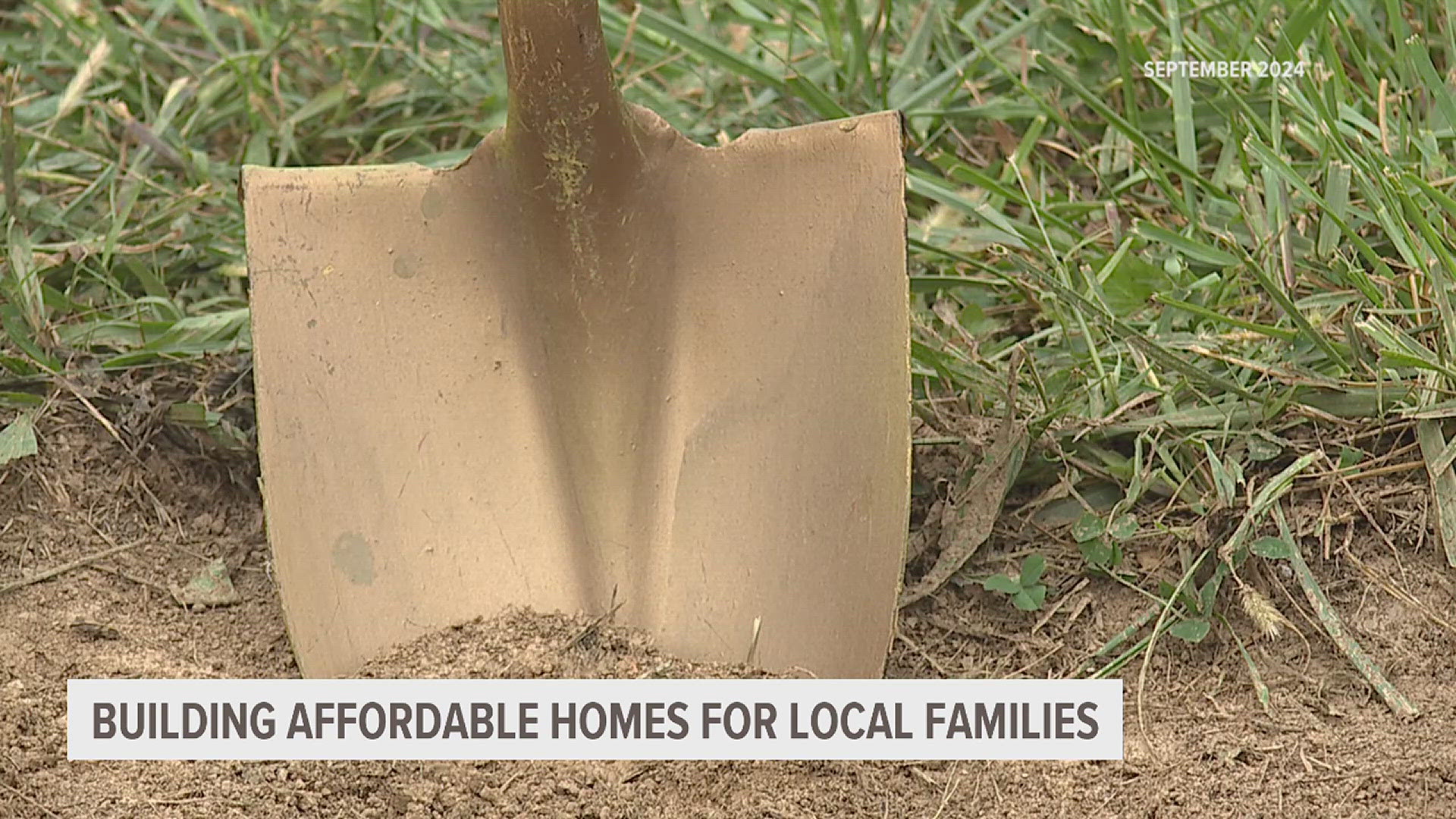 The volunteer organization is beginning construction on a new home.