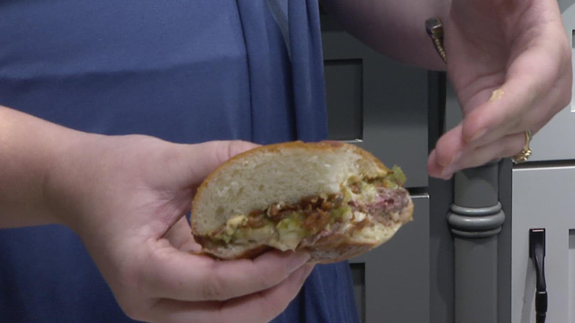 Cabalar Meat Co. made its own version of a viral chicken alla vodka sandwich, to much excitement from their fans.