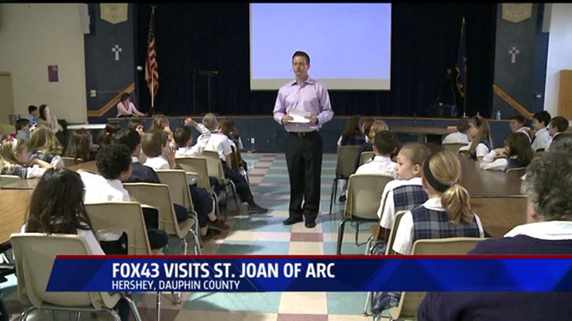 FOX43 visits St. Joan of Arc School in Hershey