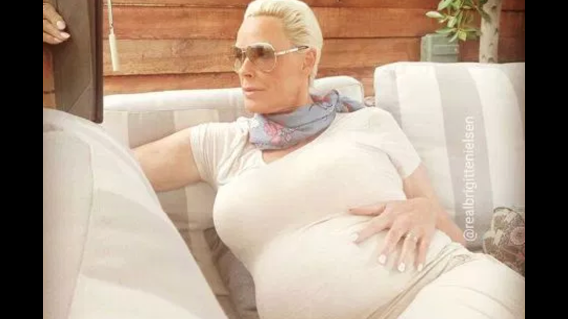 Brigitte Nielsen pregnant with fifth child at 54
