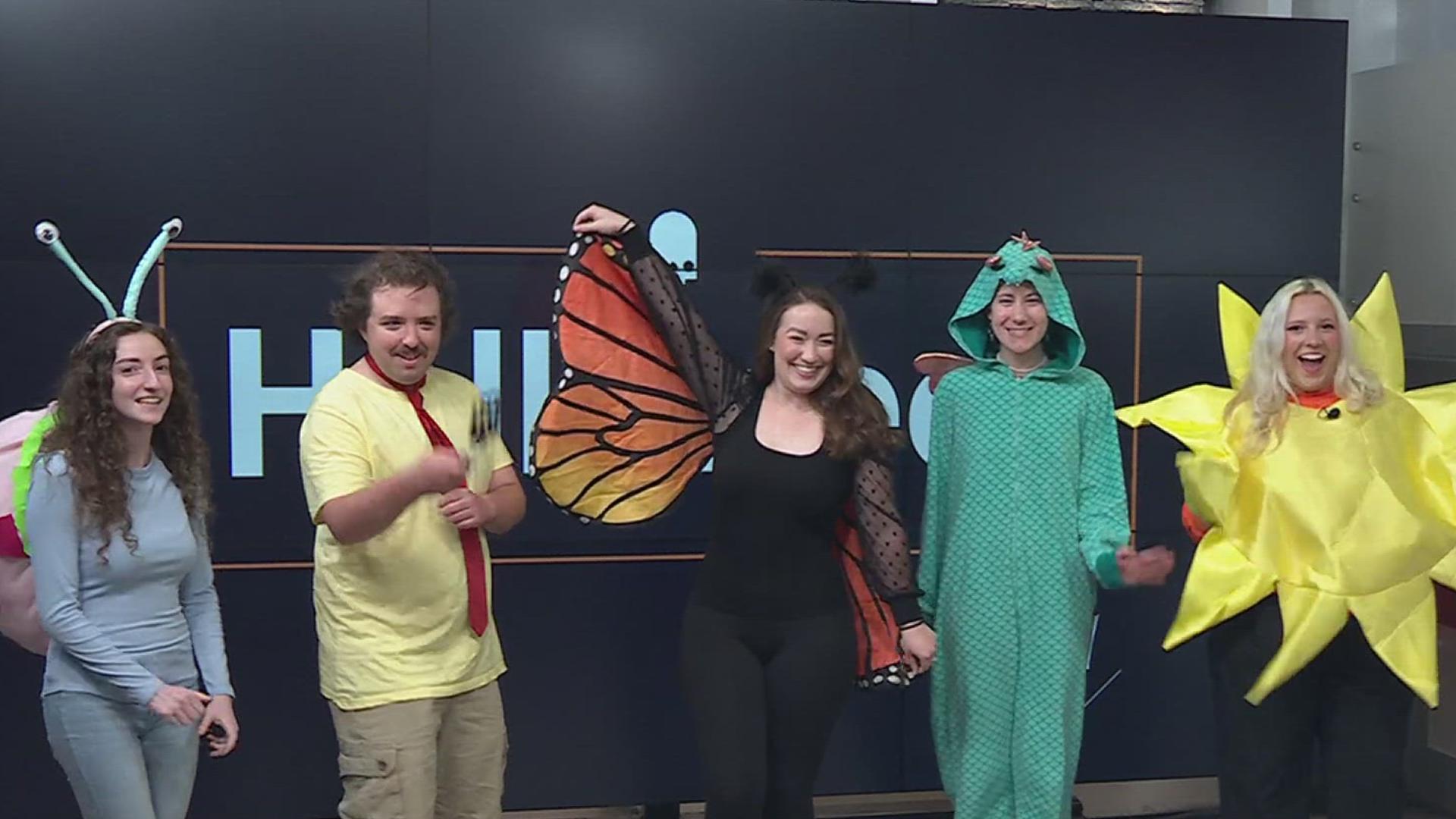 Members of the FOX43 team celebrated Halloween with a costume fashion show on FOX43 Morning News at Nine.