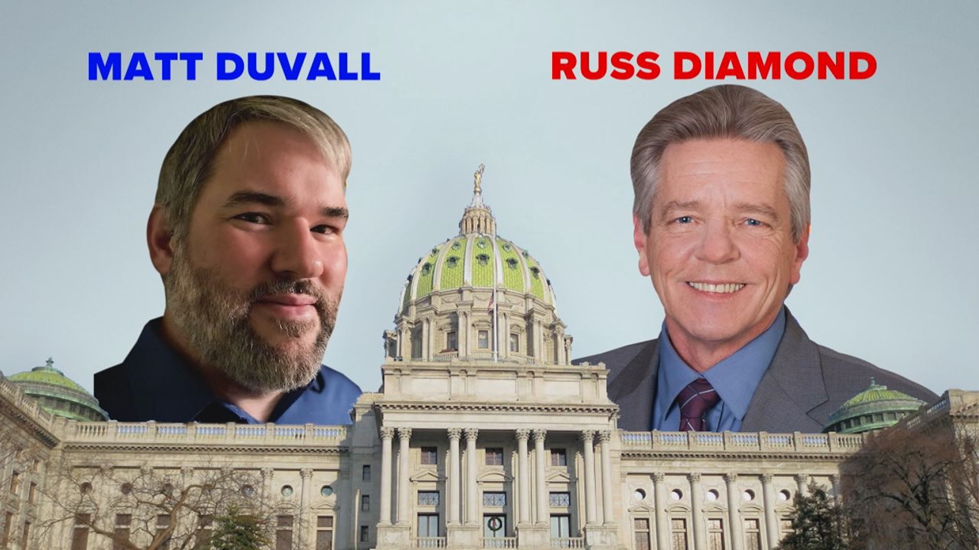 Diamond, one of Governor Wolf's harshest critics, is seeking a fourth term against Annville resident Duvall.