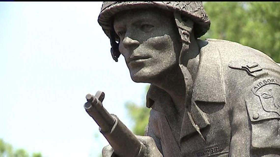 Statue Marks Remembrance Of Major Dick Winters In Ephrata