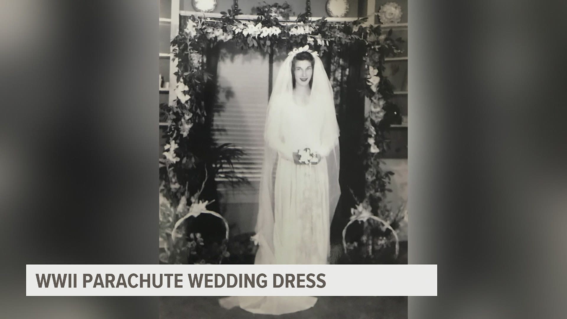A York County woman donated her World War II era wedding dress made of German parachute silk to the museum in New Orleans, Louisiana.