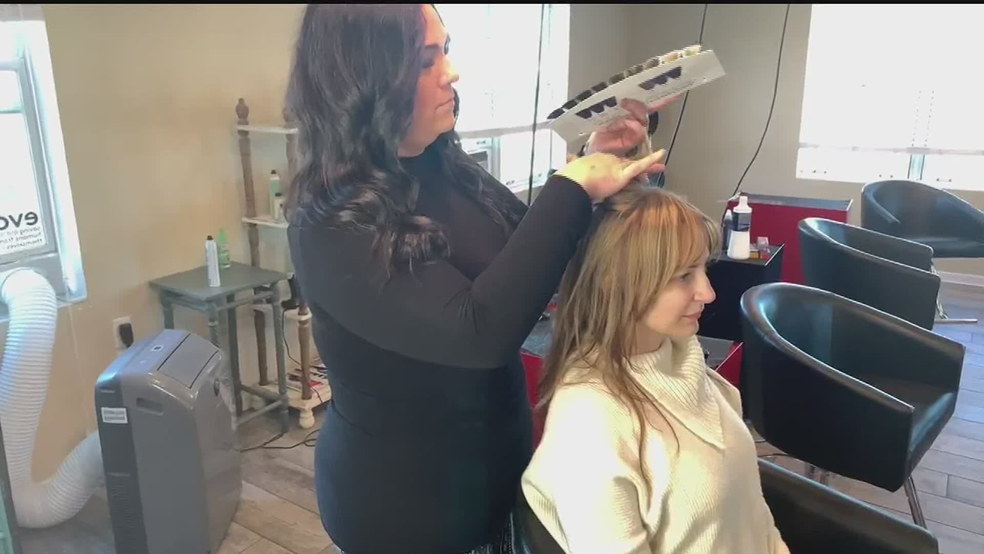 Two hairstylists in York County discuss how their profession is taking a hard hit as the Governor of PA mandates non-essential business closures.