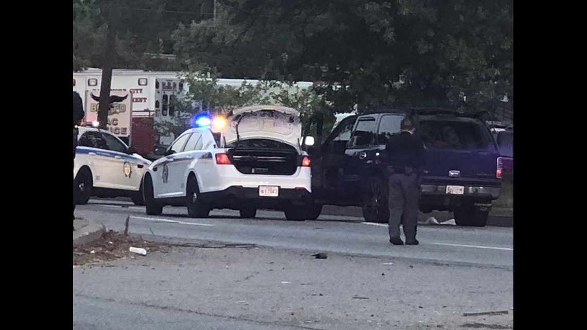 Two people in custody after policeinvolved shooting in Baltimore