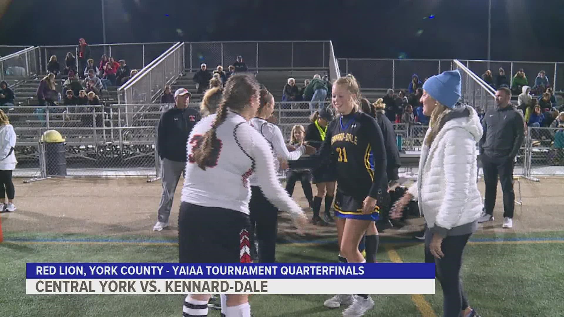 The Panthers were able to shut out Kennard-Dale, 4-0, in the YAIAA quarterfinals.