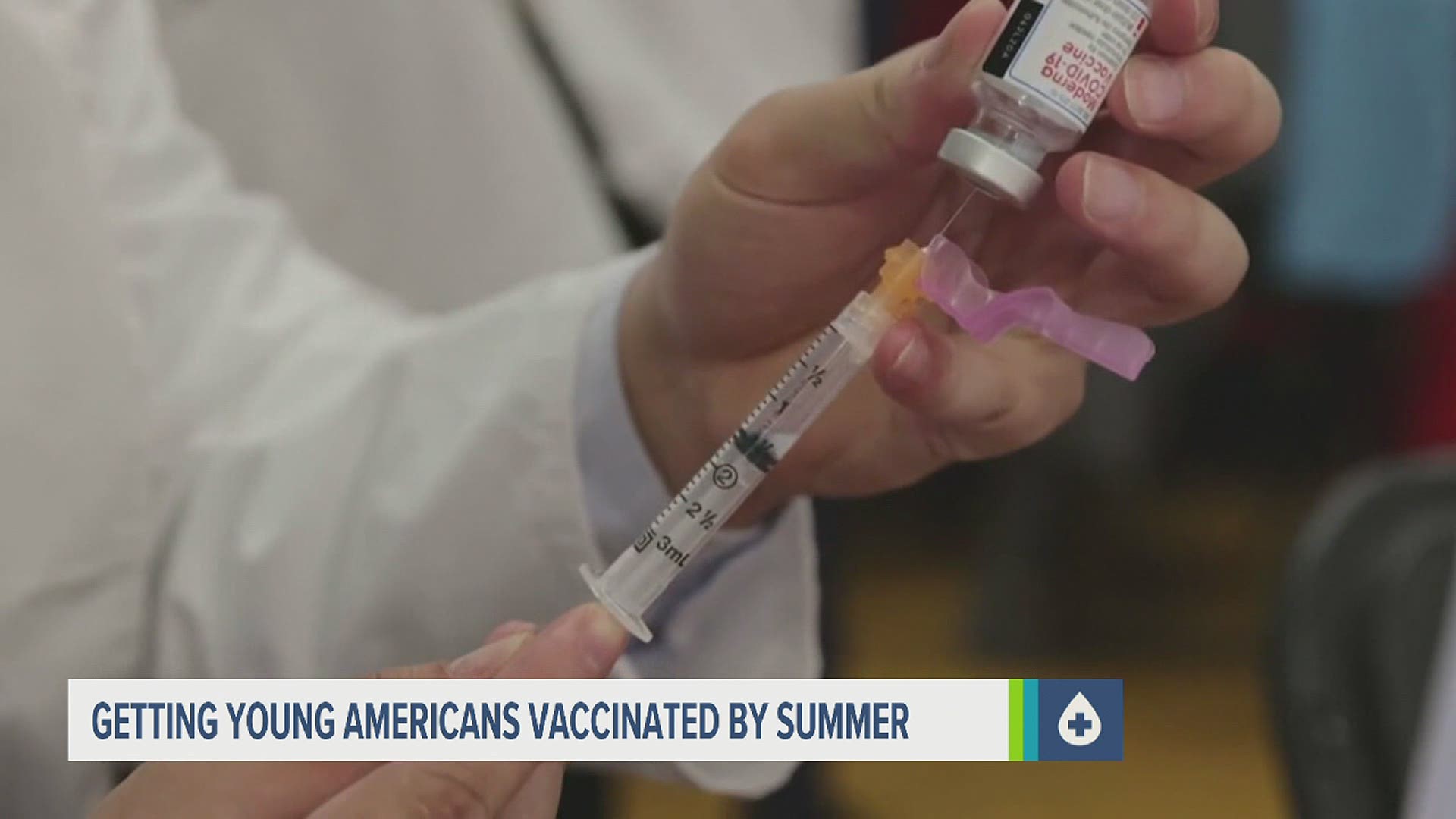 We're just a few weeks away from the start of summer, and as that day gets closer, getting teens and young Americans vaccinated has become a priority.