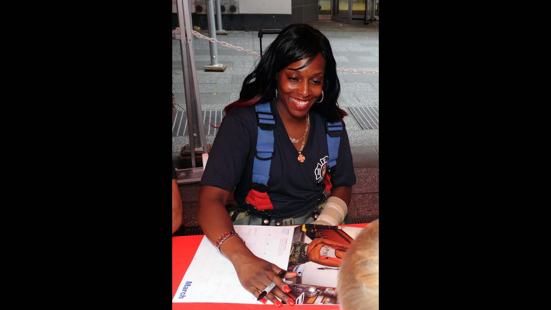 First woman firefighter poses for FDNY charity calendar