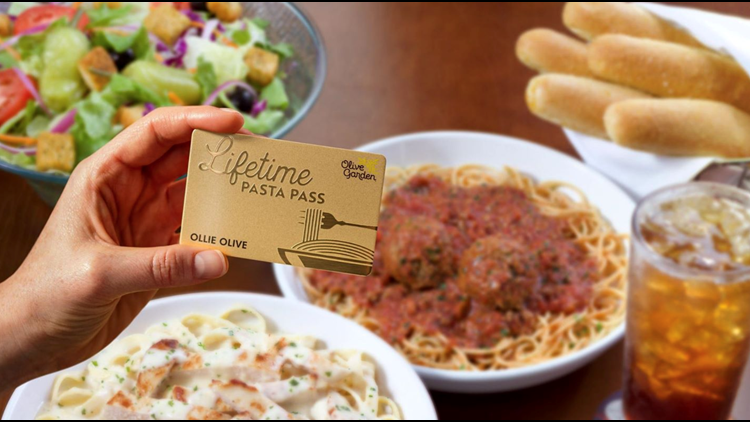 Olive Garden Announces New Lifetime Pasta Pass Fox43 Com