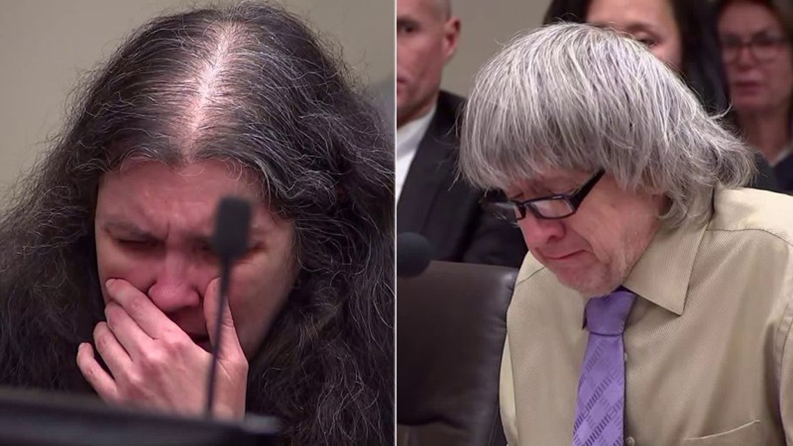 ‘House of horrors’ Turpin parents get 25 years to life as children