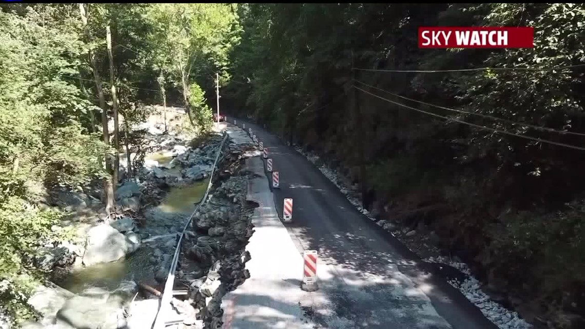 Repairs on portion of Accomac Road washed out in 2018 flash flood will begin next week, PennDOT says - Vimarsana News