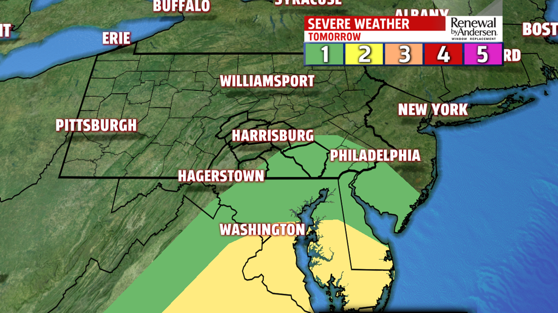 Showers continue tonight, plus strong to severe storms possible Friday ...