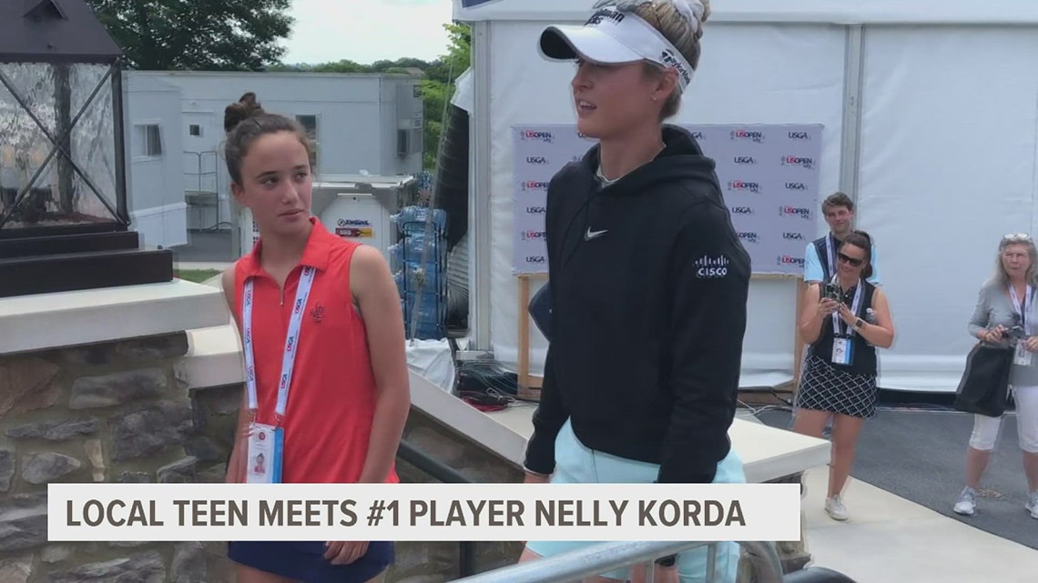 World's topranked female golfer meets Lancaster teen