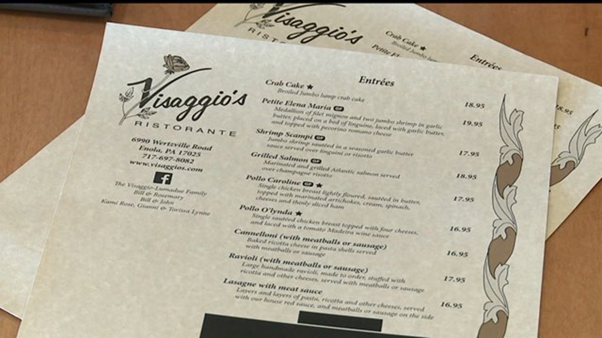 Visaggio`s Reopens One Year After Massive Fire