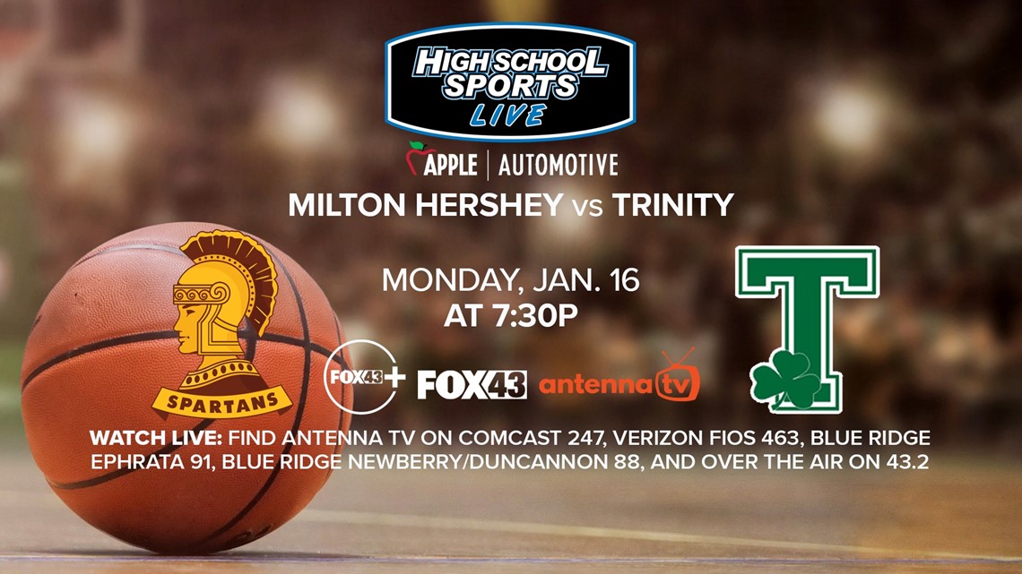 Milton Hershey vs. Trinity | Central Pa. High School Basketball