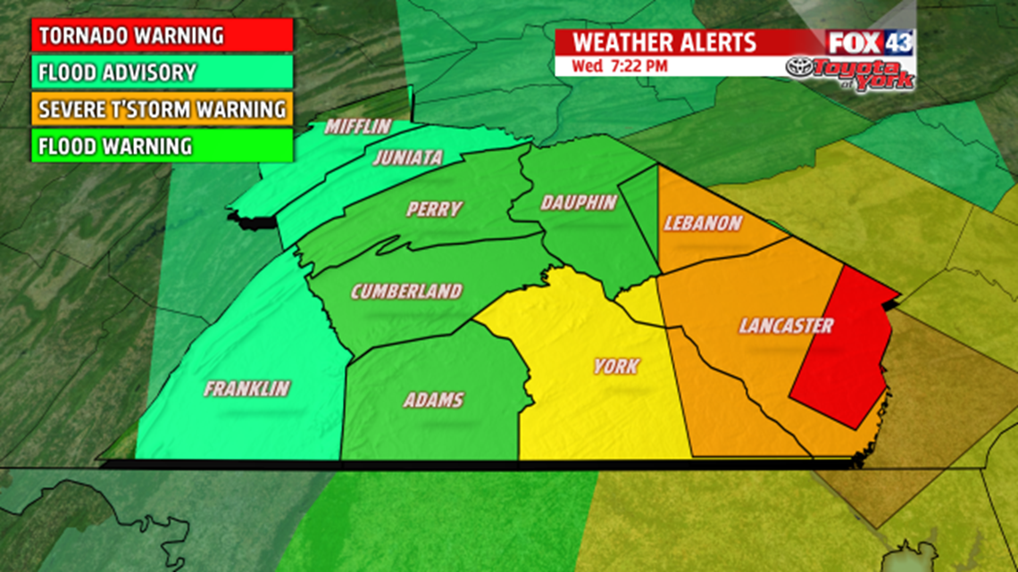 Tornado Warning issued for Lancaster | fox43.com