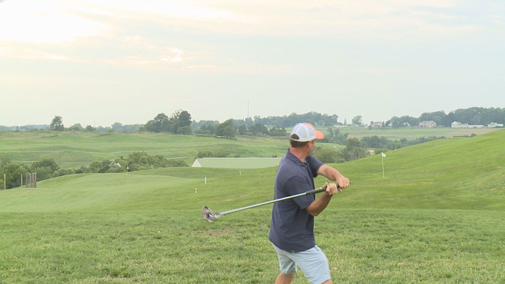 Greg and Michael Arndt have been playing fling golf for two years and hope it can allow more people to partake in the golf course experience.