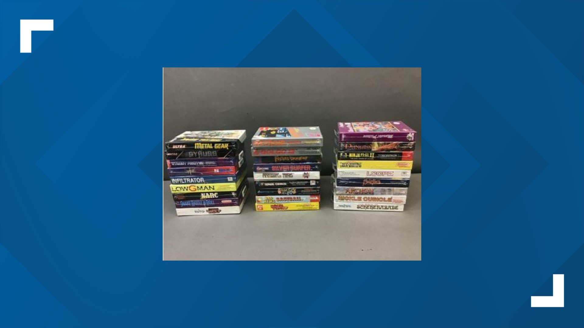 Goodwill auction on 27 vintage Nintendo game cartridges nets