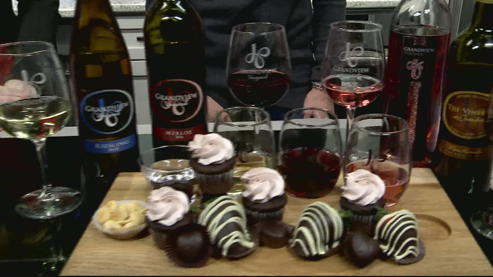 Pair sweet chocolate with your favorite wine.