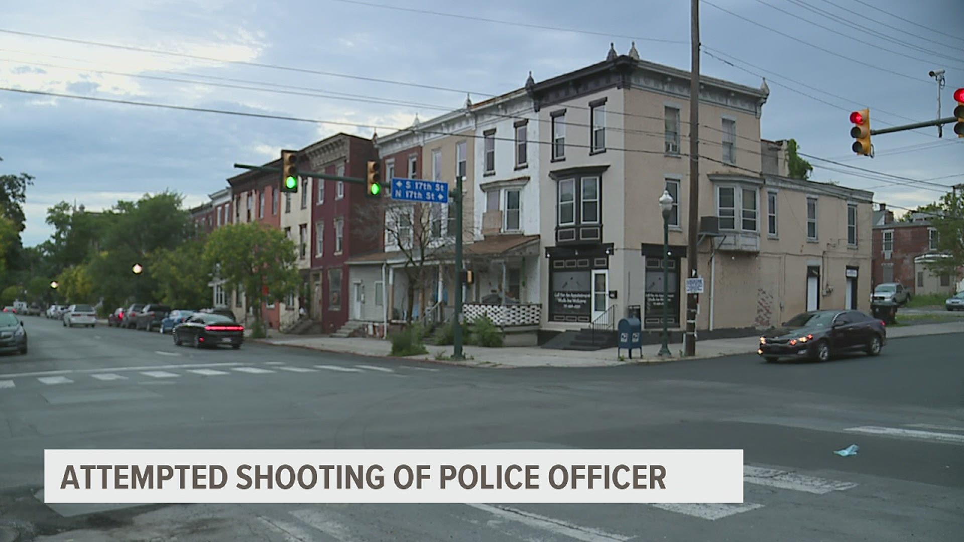 A tragedy averted, when police say a man in this area of Harrisburg tried to shoot two police officers with a rifle.