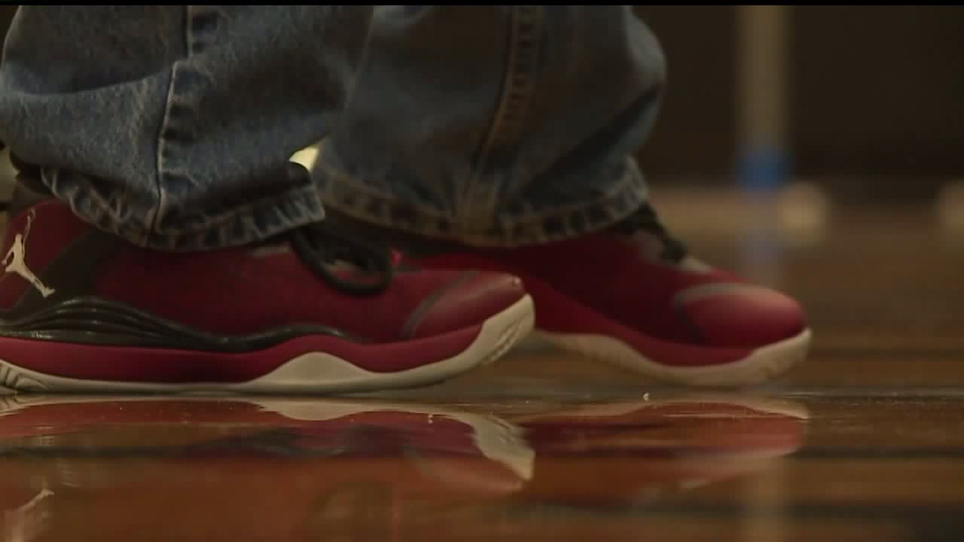 Central Dauphin East athletes surprise 9-year-old basketball lover with brand new sneakers