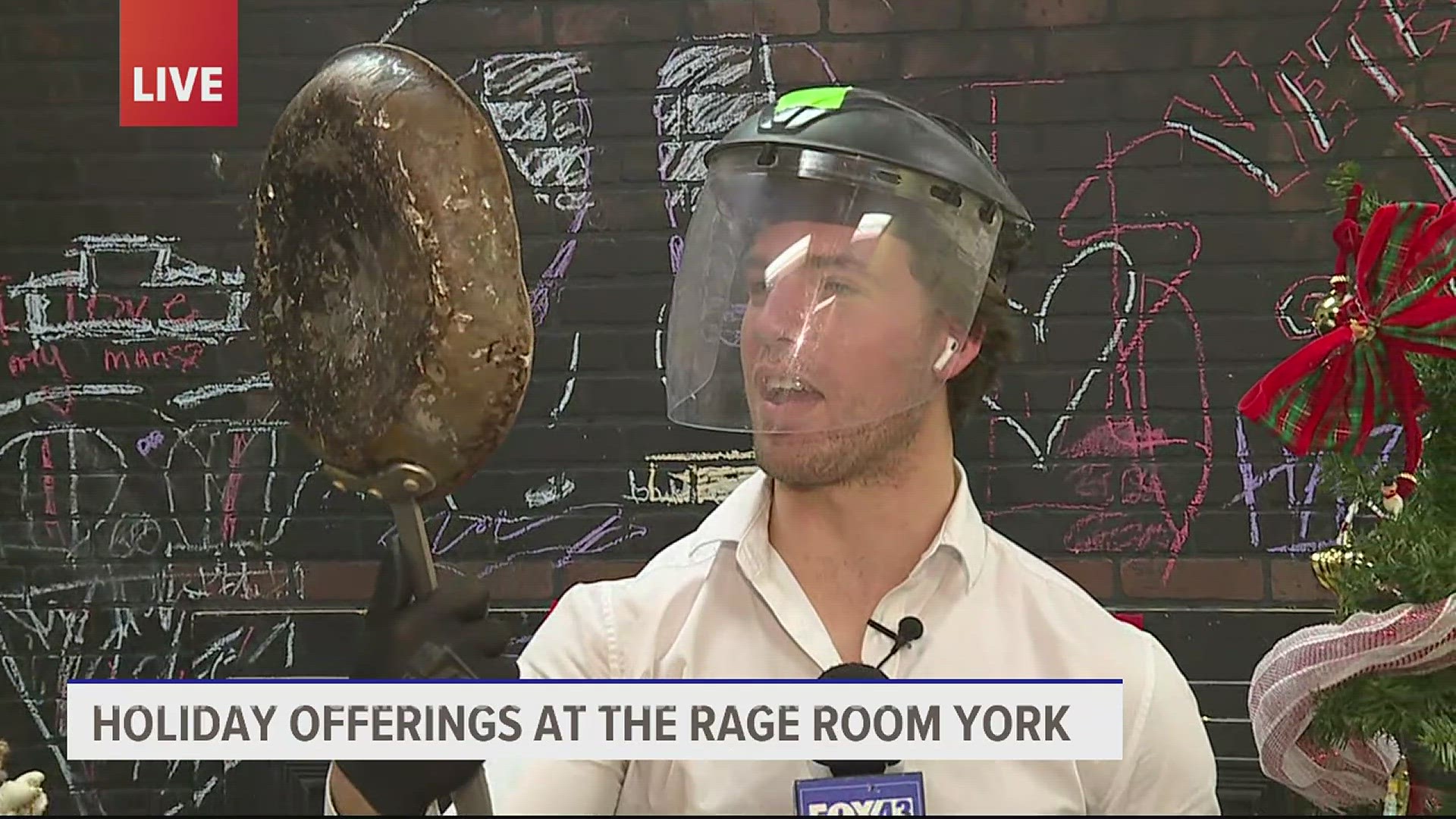 York's Rage Room is the perfect place to work out your holiday frustrations.