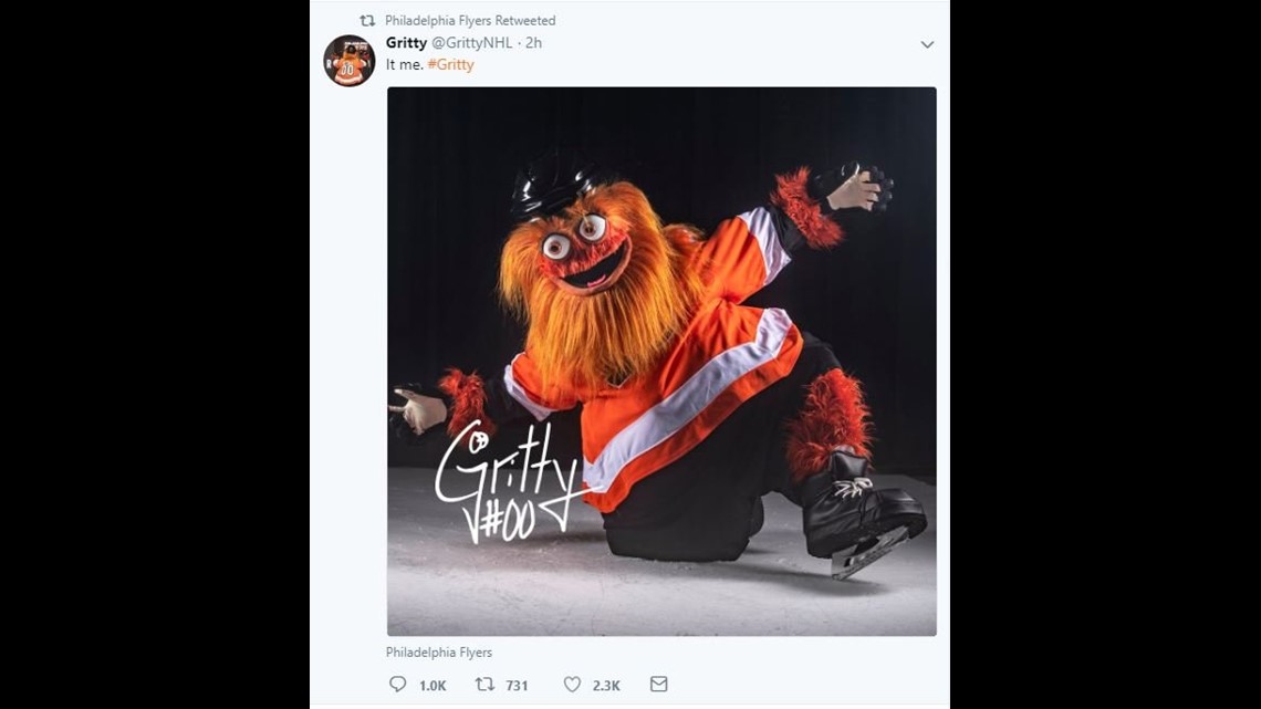 Watch Philadelphia Flyers mascot Gritty destroy Wells Fargo Center