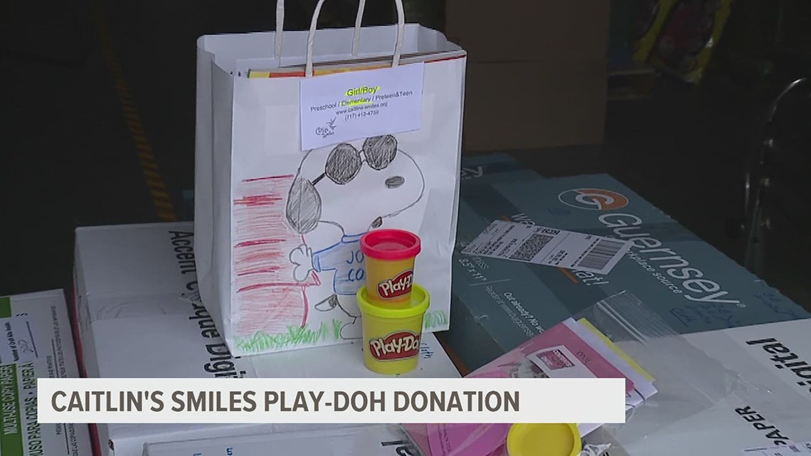 Local organization gets Play Doh donation to bring smiles to the faces