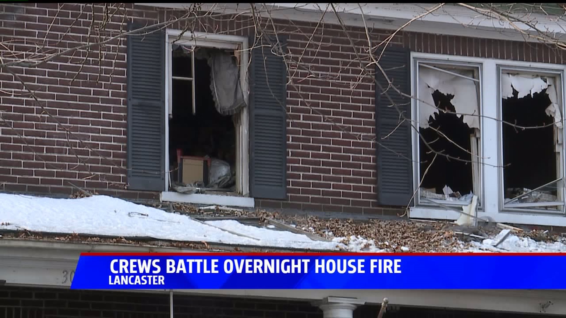 Fire rips through Lancaster home