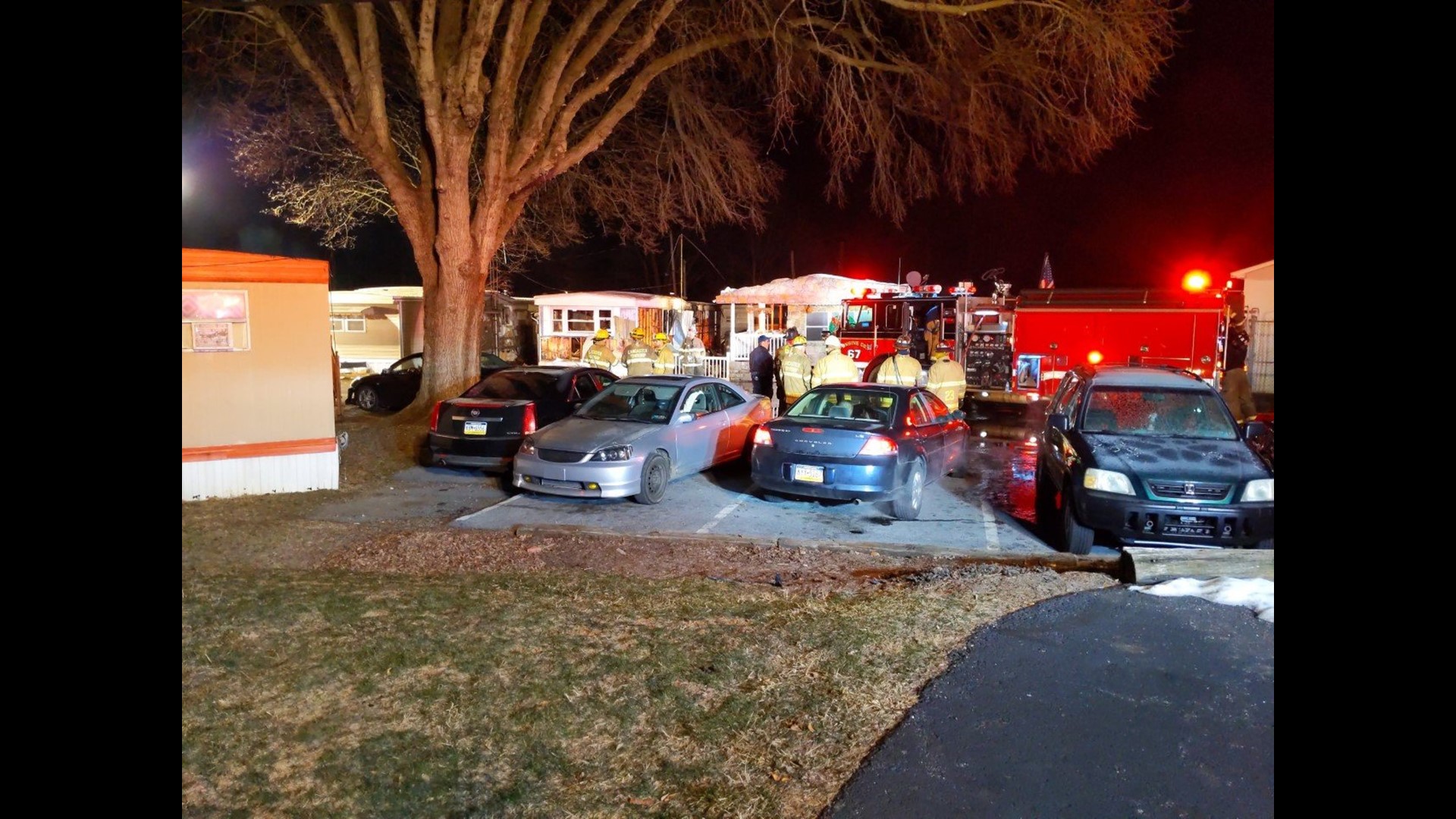 One person taken to the hospital after fire destroys Lancaster County