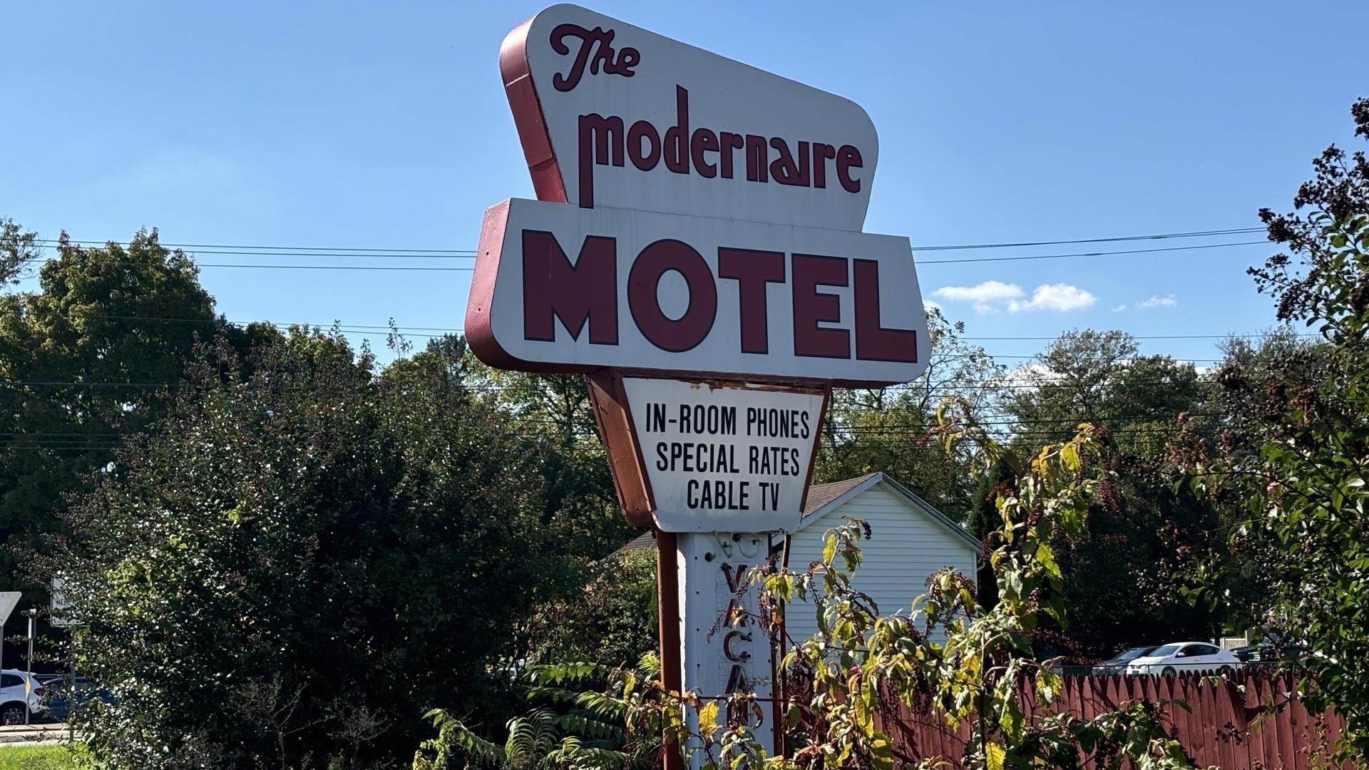 The Modernaire Motel opened in 1949 in Springettsbury Township.