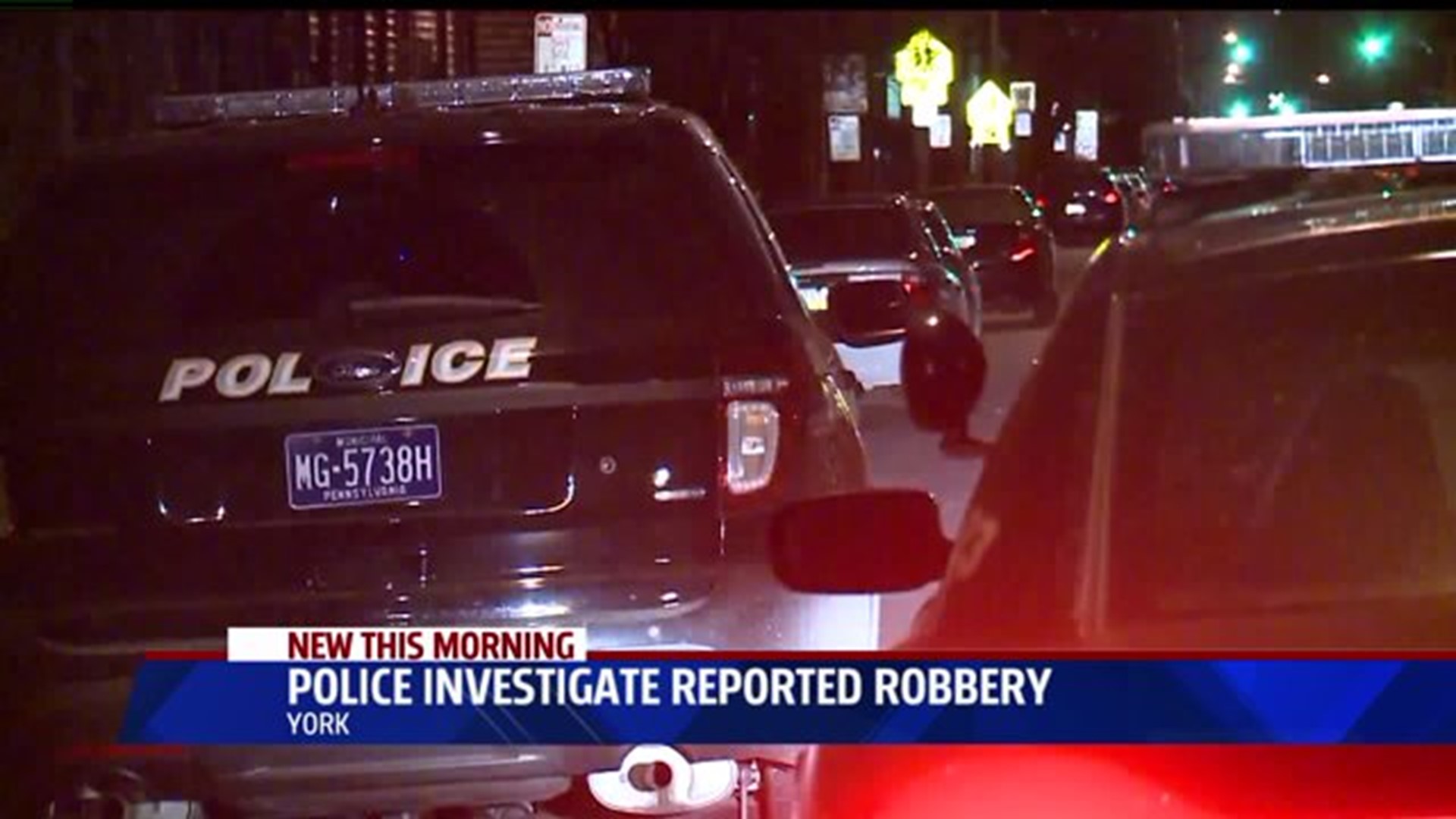 Reported robbery in York City