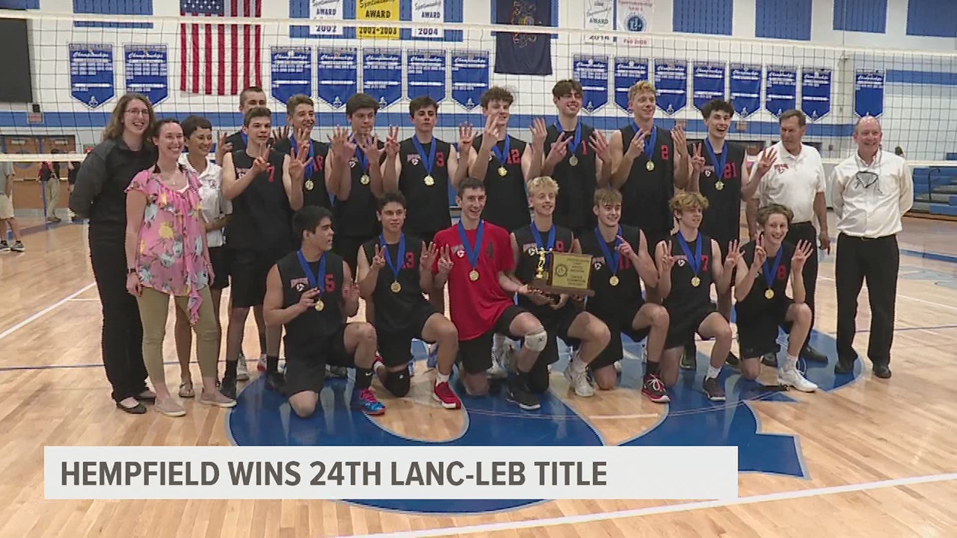 The Black Knights won their 24th boys volleyball Lancaster-Lebanon League title.