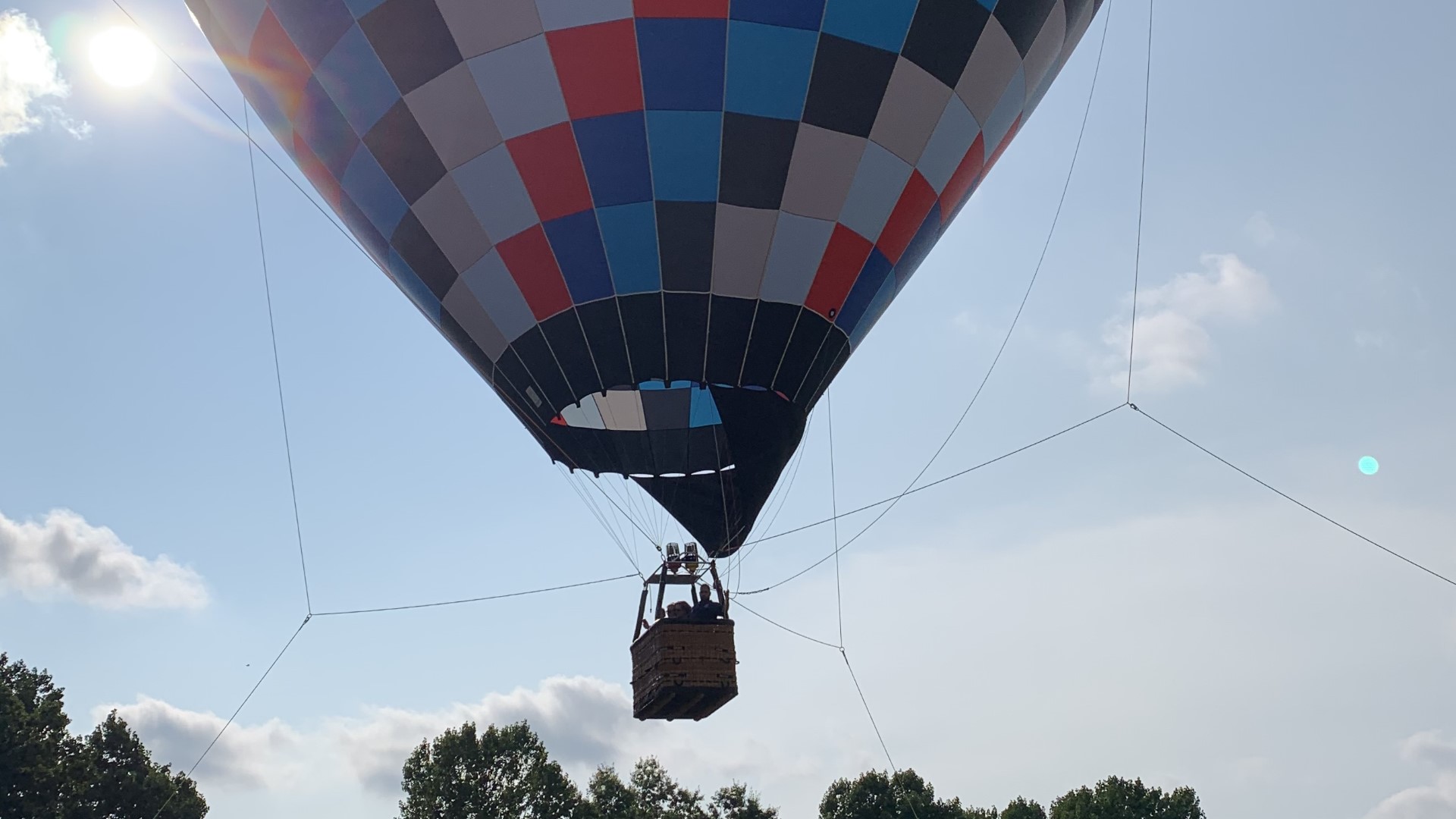 People from both sides of the Mason-Dixon Line came to the festival to take flight in hot air balloons.