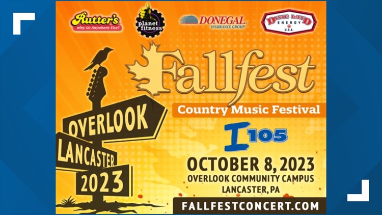 FallFest country music festival will return to Lancaster in October