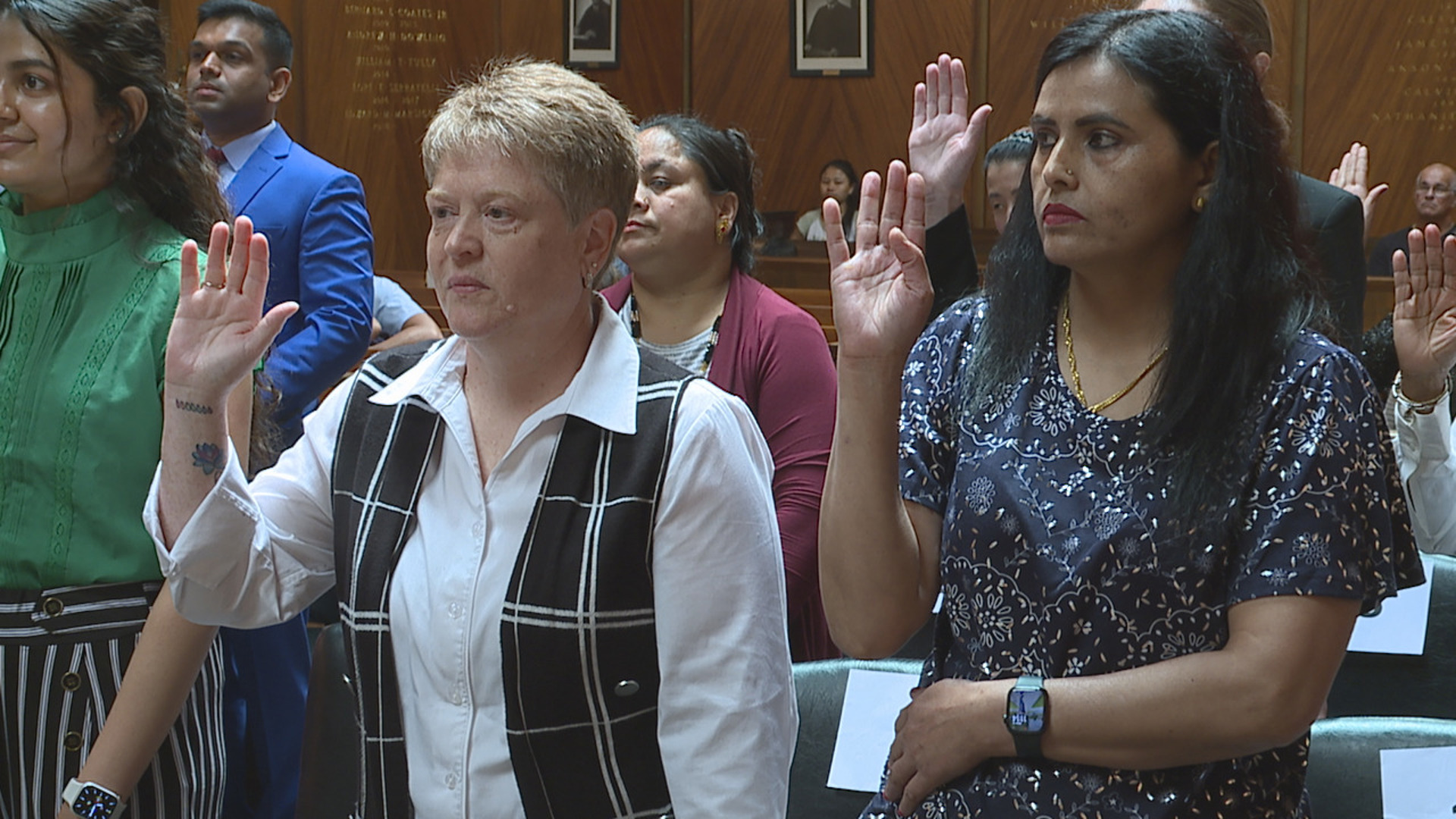 Pennsylvania officials welcomed more than 20 new U.S. citizens on Monday at Dauphin County’s latest naturalization ceremony.