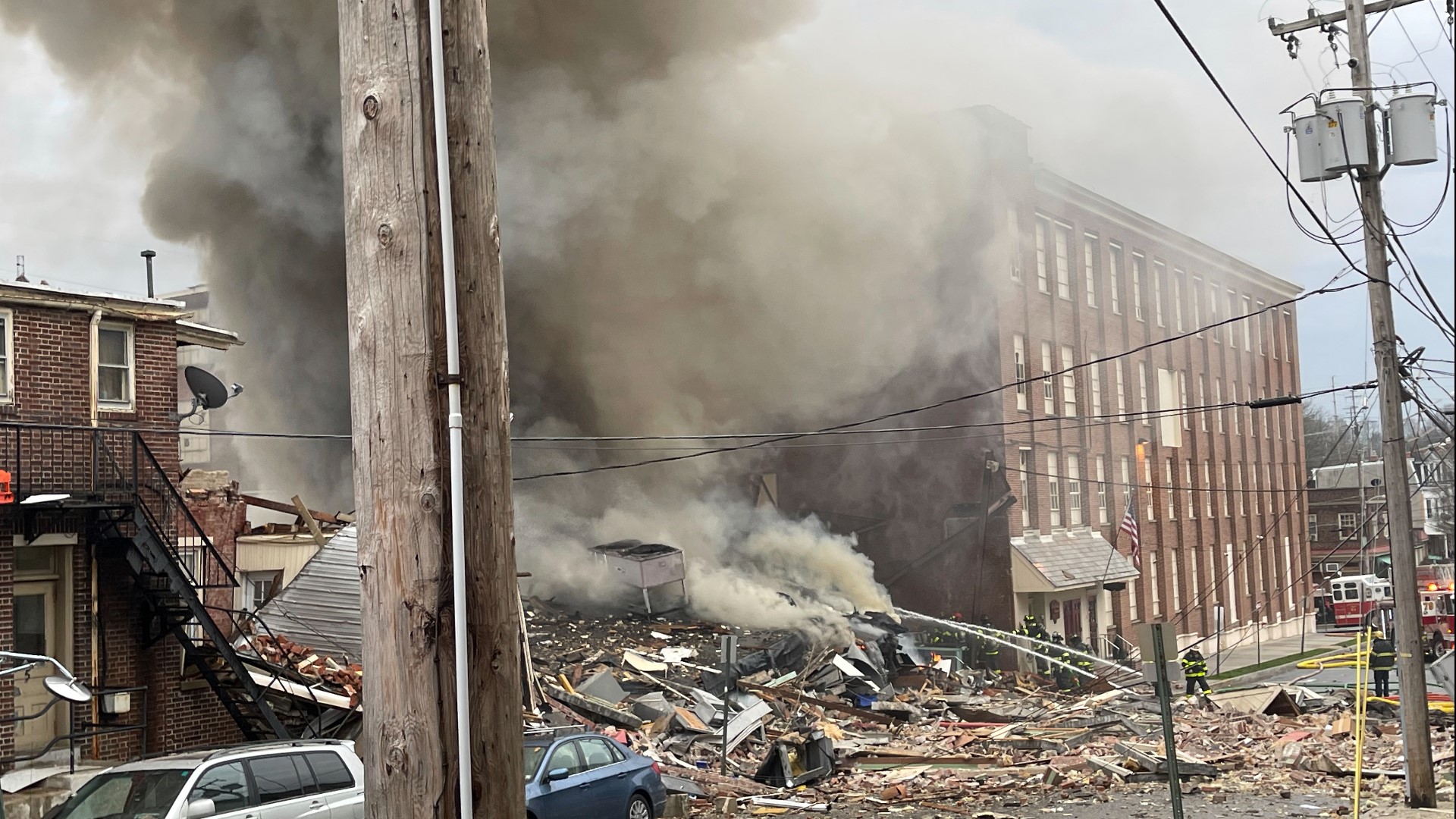 The bodies of Amy S. Sandoe, 49, of Ephrata, Lancaster County, and Domingo Cruz, 60, of Reading, were recovered from the rubble of the RM Palmer factory on Sunday.