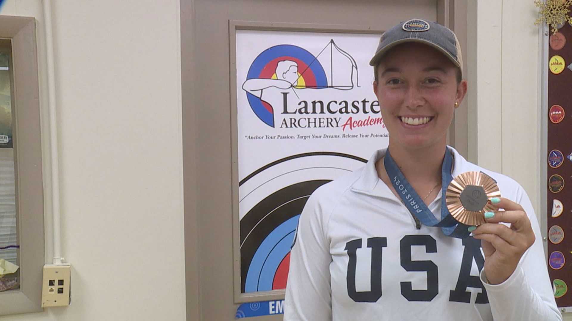 After winning a bronze medal in Paris, Casey Kaufhold hopes she can inspire the next generation of archers in her community that has given so much to her.