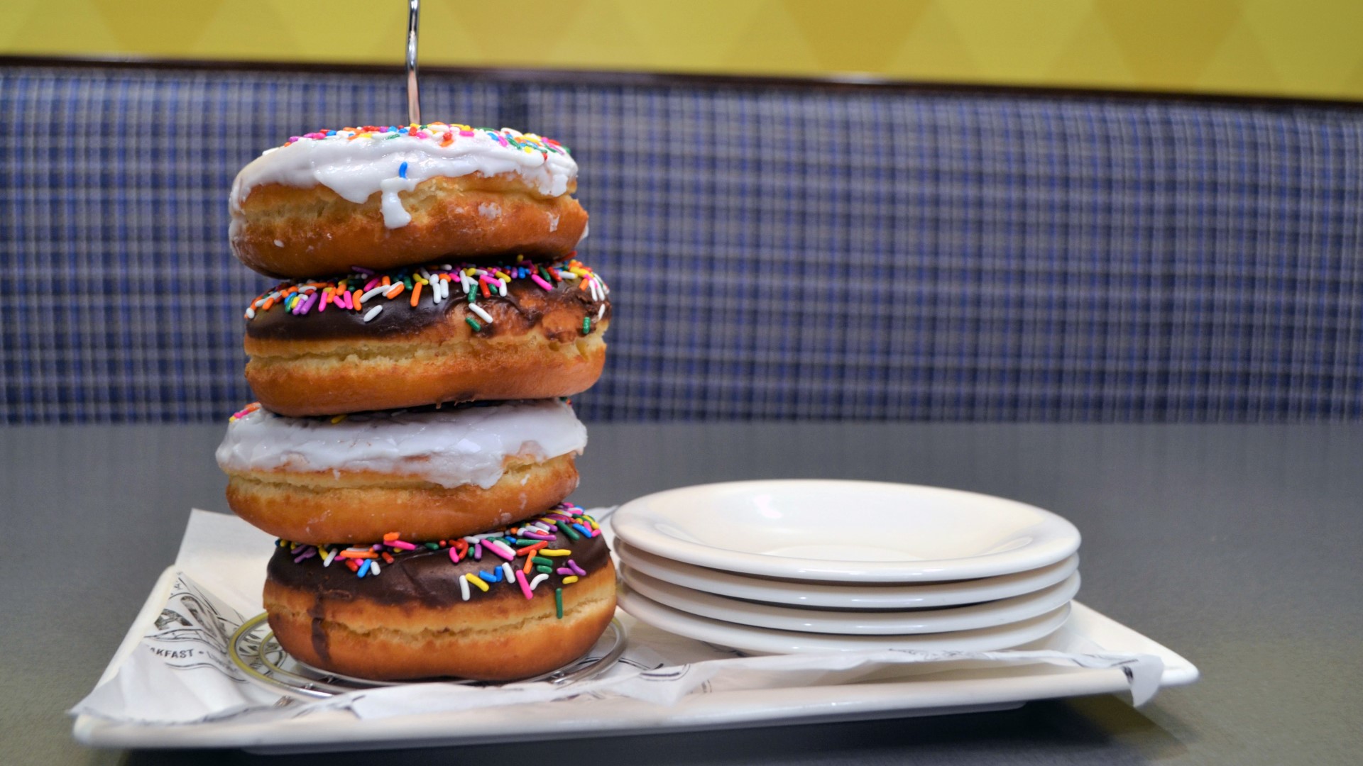 Stacks Restaurant is named for the iconic Hershey smokestacks--and the eatery's fluffy piles of pancakes.