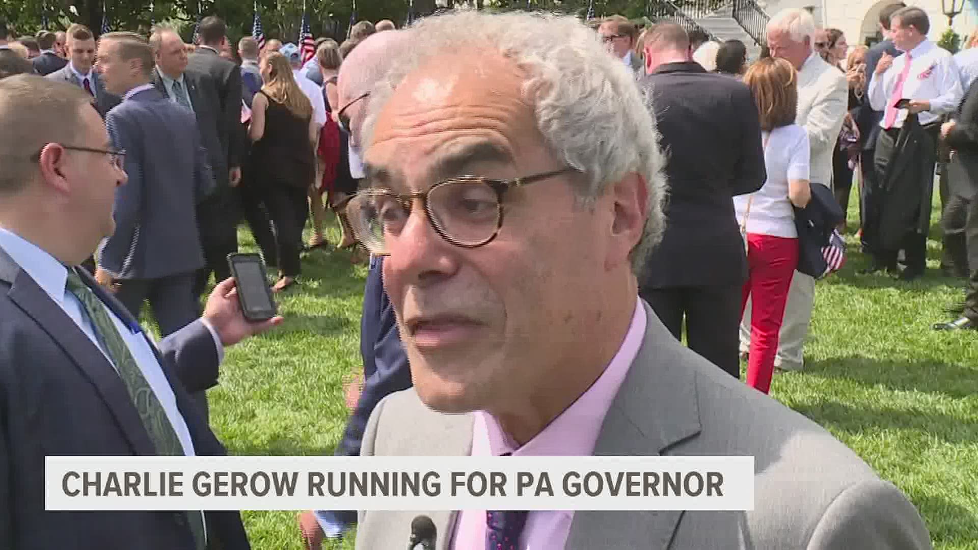 Charlie Gerow, a longtime conservative activist, will run for governor of Pennsylvania.