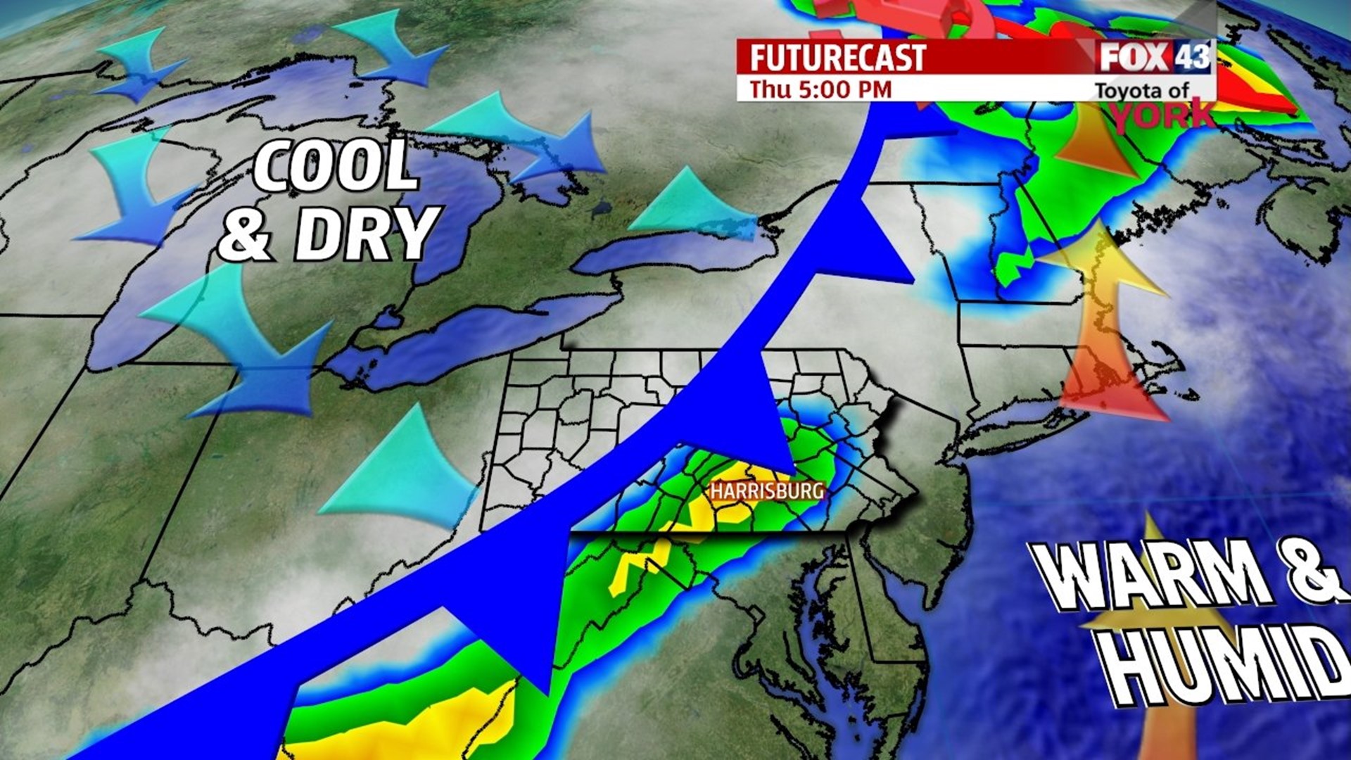 A bit warmer for Wednesday | fox43.com